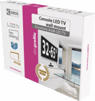 Emos KT3364 32"-65" LCD TV/Monitor fali tartó - Fekete