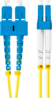Lanberg FO-SULU-SD11-0010-YE optikai patch kábel SC/LC/UPC Duplex 1m - Sárga