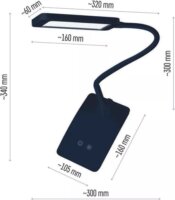 Emos EDDY LED Asztali lámpa - Fekete