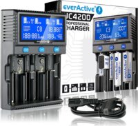 EverActive UC-4200 4x AA/AAA NiMH Akkumulátor töltő