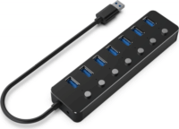 Gembird UHB-U3P7P-01 USB Type-A 3.1 HUB (7 port)