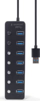 Gembird UHB-U3P7P-01 USB Type-A 3.1 HUB (7 port)