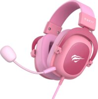Havit H2002d Vezetékes Gaming Headset - Rózsaszín