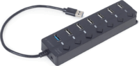 Gembird UHB-U3P1U2P6P-01 USB Type-A 3.1 HUB (7 port)