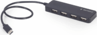 Gembird U2P4 USB Type-C 2.0 HUB (4 port)