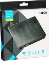 iBox IED02 Külső USB DVD író - Fekete