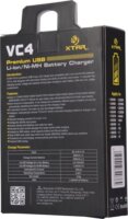 Xtar VC4SL Akkumulátor töltő