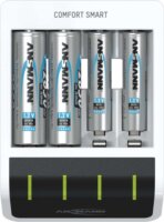 Ansmann Comfort Smart 4x AA/AAA NiMH Akkumulátor gyorstöltő