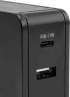 Ansmann 247PD USB-C / USB-A Hálózati töltő - Fekete (45W)