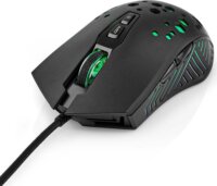 Nedis GMWD410BK Vezetékes Gaming Egér - Fekete