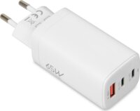 iBox C-65 GaN 2X USB-C / USB-A Hálózati töltő - Fehér (65W)