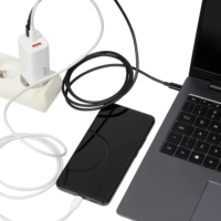 iBox C-65 GaN 2X USB-C / USB-A Hálózati töltő - Fehér (65W)