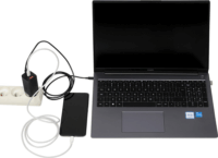 iBox C-65 GaN 2x USB-C / USB-A Hálózati töltő - Fekete (65W)