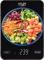 Adler AD 3177b Digitális konyhai mérleg - Fekete