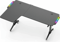 Spirit of Gamer Headquarter 600 Left Gamer asztal - Fekete