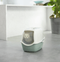 Rotho Bailey Macska szállító és alomtartó (56 x 40 x 39 cm) - Bézs/Zöld