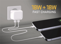 Yenkee YAC 2133 2xUSB-C Hálózati töltő - Fehér (36W)