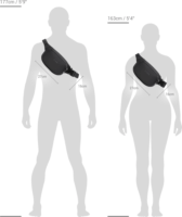 Pacsafe Vibe 100 Anti-Theft Övtáska - Fekete