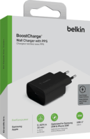 Belkin BoostCharge USB-C Hálózati Töltő Adapter 25W - Fekete