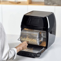 Black & Decker BXAFO1200E 12L Forrólevegős fritőz - Fekete