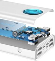 Baseus Amblight Powerbank 30000mAh (1.5-5A / 4.5-20V) - Fehér