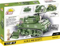 Cobi H.M.C M8 Scott tank 525 darabos építő készlet