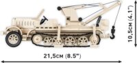 Cobi Sd.Kfz. 9/1 Famo tüzérségi vontató 498 darabos építő készlet