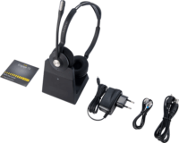 Jabra Engage 75 Stereo Wireless Headset - Fekete