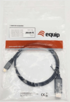 Equip 133417 USB-C - HDMI 2.0 Kábel 3m - Fekete