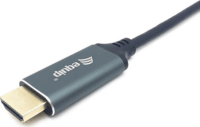 Equip 133416 USB-C - HDMI 2.0 Kábel 2m - Fekete