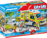Playmobil 71202 City Life - Mentőautó
