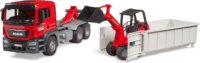 Bruder MAN TGS LKW teherautó konténerrel és rakodóval