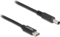 Delock 87974 USB-C apa - Dell 4.5x3.0mm apa Notebook töltőkábel - Fekete (1.5m)