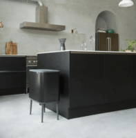Brabantia Bo Touch 36 literes érintőfedeles fém szemetes - Fekete
