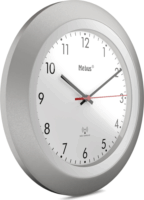 Mebus 19448 Rádióvezérelt falióra - Ezüst/Fehér