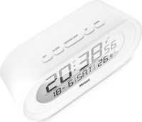 Mebus 25808 Rádióvezérelt ébresztőóra - Fehér