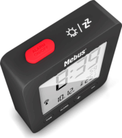 Mebus 25801 Rádióvezérelt ébresztőóra - Fekete
