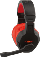 Konix Drakkar Skald 7.1 Vezetékes Gaming Headset - Fekete/Piros