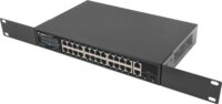Lanberg RSGE-24P-2GE-2S-25 Gigabit POE Switch