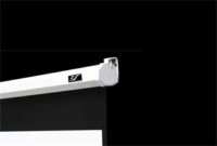 EliteScreen fali vászon Manual 120"(4:3) M120XWV2 (182,9x243,8cm, MaxWhite,1.1, Fehér váz)