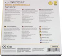 Esperanza Sunshine fürdőszoba mérleg Homok