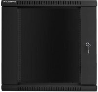Lanberg 19" fali rack szekrény 12U 600x600mm - fekete
