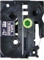 Brother STE141 P-Touch Feliratozógép szalag 18 mm, stencil szalag