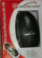 SilverLine OM-290 Egér - Fekete