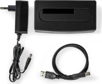 Nedis HDDUSB3210BK HDD Dokkoló állomás (USB 3.2 Gen1 - SATA)