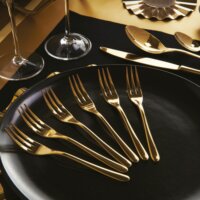 Sambonet Taste PVD Desszert villa készlet - Arany (6 darabos)