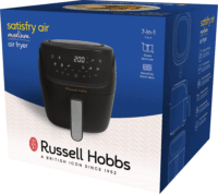 Russell Hobbs Satisfry Air Fryer Medium 4L Forrólevegős fritőz - Fekete