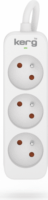 Kerg M02384 230V Elosztó 3 aljzatos 3m - Fehér