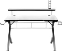 Huzaro Hero 5.0 Gamer asztal - Fekete/Fehér