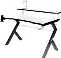 Huzaro Hero 5.0 Gamer asztal - Fekete/Fehér